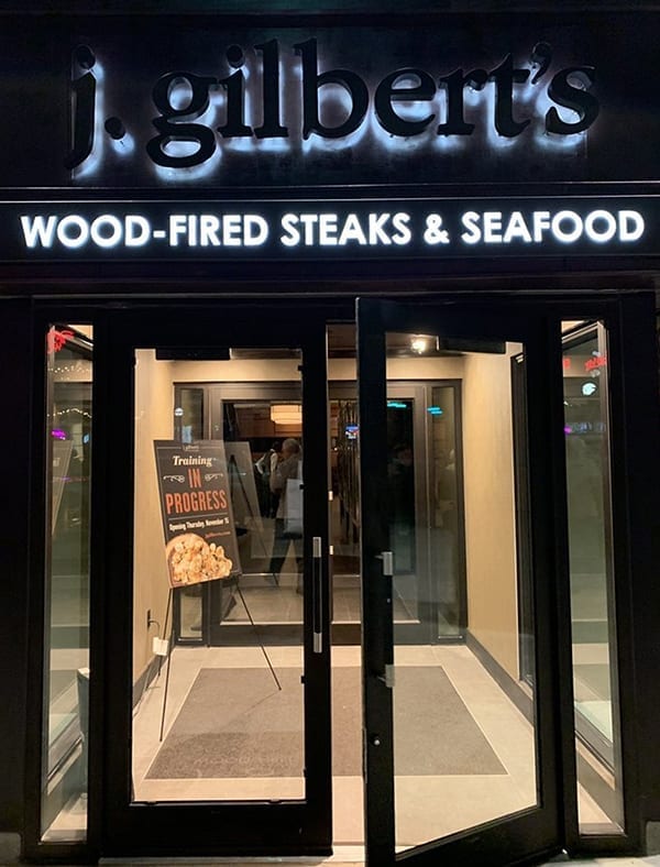 J Gilbert's Steakhouse Wood Fired Steaks and Food